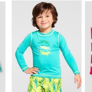Cat and Jack Green alligator swim set
